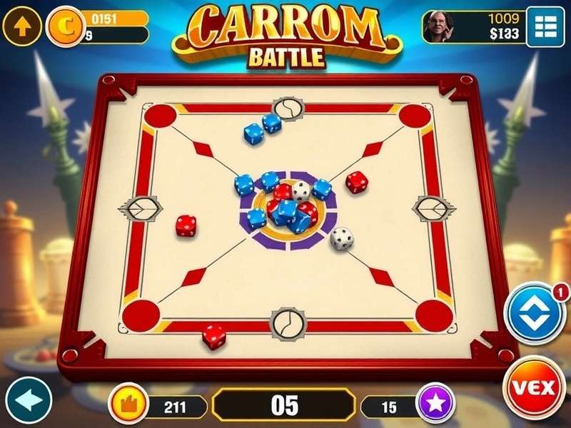Carrom Royal Battle mobile interface